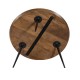 PENCIL 87 COFFEE TABLE WALNUT BLACK 87x87x45cm 