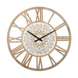 ΩΡΟΛΟΪ ΤΟΙΧΟΥ ΚΑΦΕ ΣΤΡΟΓΓΥΛΟ ΜΟΤΙΒΟ ΦΥΤΩΝ - Φ60x3.5cm