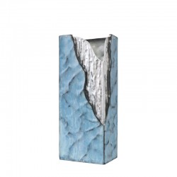 ΜΕΤΑΛΛΙΚΟ ΔΙΑΚΟΣΜΗΤΙΚΟ ΒΑΖΟ ΜΟΝΤΕΡΝΟΣ ΣΧΕΔΙΑΣΜΟΣ - 16.5x39.4x10.2cm