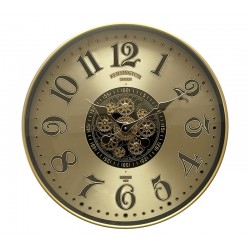 Μηχανικό ρολόι vintage σε μπρονζέ/χρυσό,50cm