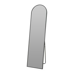 Floor Mirror with Black Aluminum Frame 40x150cm