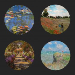 Σετ 4 σουβερ Monet