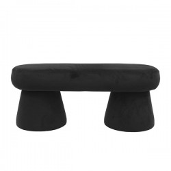 ΤΑΜΠΟΥΡΕ ΥΦΑΣΜΑΤΙΝΟ ΜΑΥΡΟ MDF 98x37x40cm