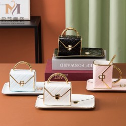 Κεραμική κούπα "ΤΣΑΝΤΑ" σε 4 χρώματα 20.5x12.5x11εκ. 310ml 