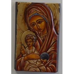 Παναγία Βρεφοκρατούσα  2 με plexi glass (31x9x39εκ)εκ.