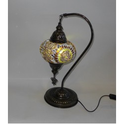 Μωσαϊκή Λάμπα  κίτρινο-καφέ 25x45εκ. MLC