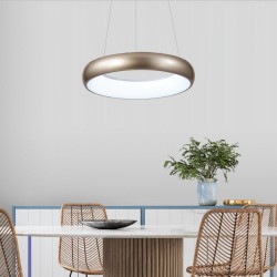 Κρεμαστό φωτιστικό led χρυσαφί διάμετρος 60εκ.