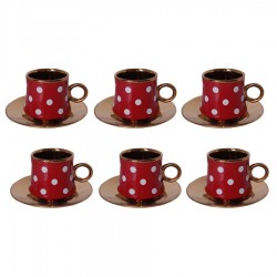 Etoile σετ 6 φλυτζάνια με βάση DF-651B