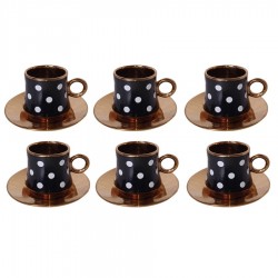 Etoile σετ 6 φλυτζάνια με βάση DF-651C