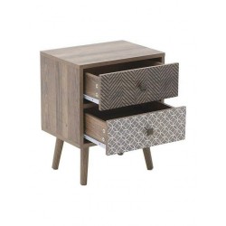 Inart bedside table 6-50-308-0001