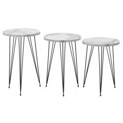 Inart set 3 coffee tables 6-50-794-0002