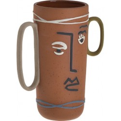 Inart ceramic vase 3-70-988-0018