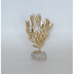 Olive tree branch gold