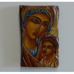 "Hodigitria" Virgin Mary holding the Child 12 (15x23x3.5)cm.