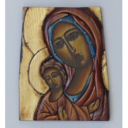 Holy Mary with baby Jesus  10 (19x23x3)cm