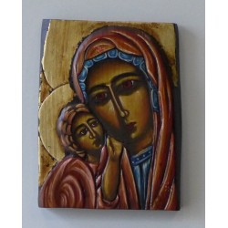 Holy Mary with baby Jesus  11 (18x23x3)cm