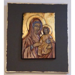 Holy Mary with baby Jesus  4 (16,5x22,5x2,5)cm