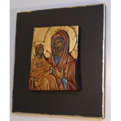 Holy Mary with baby Jesus  9 (18x21,5x3)cm