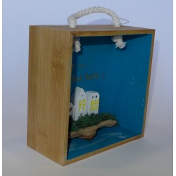 Το σπίτι είναι... εκεί που είναι η καρδιά (15x15x7)εκ