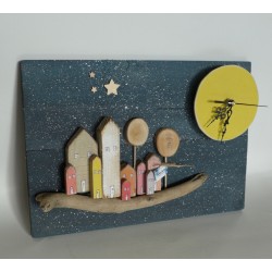 Επιτοίχιο διακοσμητικό-ρολόι ΕΙΔ 143 (28χ41χ5)εκ.