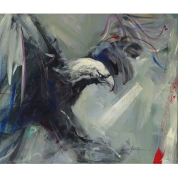 "Άγρυπνη Δύναμη"  2023  (70χ100)εκ.